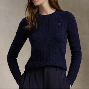 Polo Ralph Lauren Navy Wool Sweater
